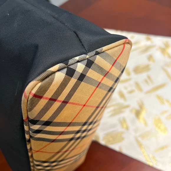 Burberry Blue Label Handbag Nova Check Black - Picture 7 of 12